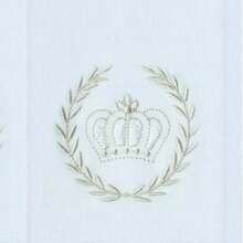 Soft 100% Cotton Double Embroidered Shoulder Diaper For Baby - 卡其色皇室風範 - 查看 2