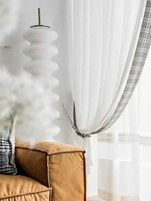 2pcs Bohemian Style Wooden Bead Curtain Tie Backs, Multiple Color Options - Multicolor - View 9