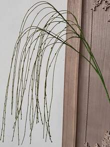 1/3pcs Oversized Chinese-Style Green Willow Artificial Hanging Decor - Durable Plastic Foliage For Wedding, Garden, Yard, Home & Outdoor Party Decorations - No Electricity Needed,Christmas Year-Round Festive Ambiance, Outdoor Decorations, Garden Enhancement, Elegant Ambiance, Easy Installation, Wedding Decorations, Traditional Ornament Decorative Vines Fall Decor Artificial Decorative Plants