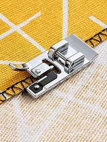 Perfect Edging Presser Foot Set - Fits All Low Shank Sewing Machines Like Janome, Brother, Babylock, Euro-Pro, Simplicity, White, | DIY Handmade Christmas Holiday Gift - Multicolor - View 3