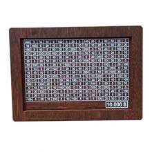 1pc Wooden Piggy Bank With Budget Number Display, Decorative Saving Box, Useful Home Finance Planner - Nâu sẫm - Xem 15