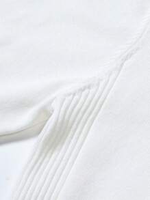 Autumn/Winter New High Neck Pullover Sweater, Casual Knit Top For Daily Wear