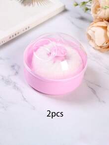 2pcs/1pc Velvet Loose Powder Puff, Powder Puff Box, Hair Salon Hair Cleaning Powder Puff, Talcum Powder Puff Box,Cheap,Stocking Stuffers,Makeup,Makeup Tools,Cheap Stuff,Gifts,Gifts For Women,Christmas Gifts - Multicolor - View 11