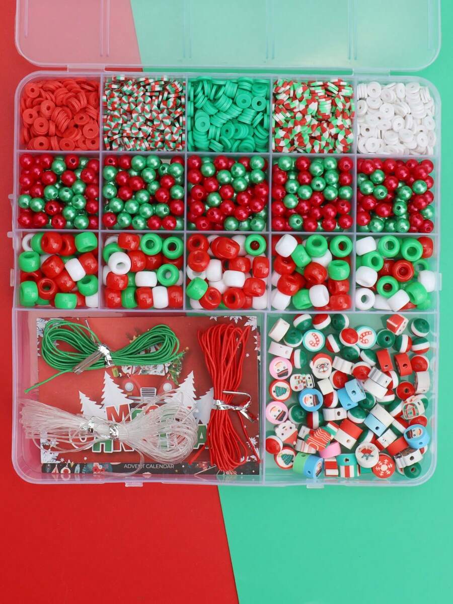 2000 piezas Juego de cuentas de arcilla Kits de pulseras con cuentas con letras Juego de fabricación de joyas Cuentas para pulseras de la Suministros para hacer joyas para fiestas de cumpleaños