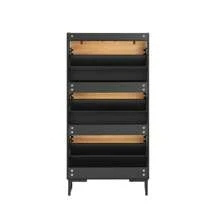 SoBuy Shoe Storage Cabinet, Shoe Cabinet, Shoe Cupboard FSR164-SCH