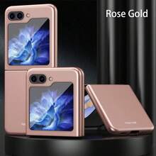 حافظة هاتف كاملة الجسم بتشطيب مطفي متوافقة مع Galaxy Z Flip3/4/5/6/7/7FE، Z Fold3/4/5/6/7، حافظة هاتف ذات موحد اللون أنيق للخريف، حافظة هاتف Fold7 متعددة الاستخدامات عالية الجودة، حافظة هاتف W26 بألوان البنفسجي/الأسود/الوردي/الأزرق، حافظة هاتف شخصية