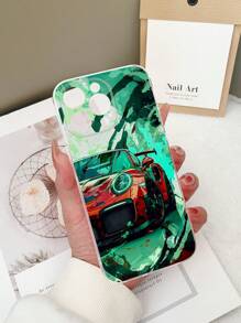 1 pieza Funda de teléfono a prueba de golpes y colorida con diseño de automóvil de TPU transparente compatible con iPhone 15/15Pro/15Plus/15ProMax/16/16Pro/16Plus/16ProMax/17/17Pro/17Air/17ProMax, Galaxy S23 Ultra/A14/A24, Redmi Note 12 Pro, Pixel 8/8 Pro