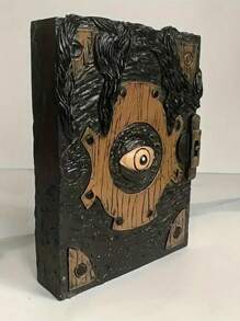 1 Stück, gruseliges Halloween Teufelsauge Horror Buch Dekoration für Zuhause und Basteln