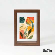 1 Khung ảnh hai mặt, Khung ảnh cổ điển bằng gỗ nhựa Acrylic trong suốt cao cấp, Khung ảnh tự làm, Có thể dùng để treo ảnh. Không bao gồm giấy ảnh. Thích hợp cho trang trí phòng khách, phòng ngủ, tiệc tùng, quà sinh nhật, trang trí nhà cửa, trang trí nội thất, lưu trữ cây cảnh để bàn sáng tạo, quà tặng ngày lễ tình nhân, quà tốt nghiệp, lưu trữ ảnh kỷ niệm mùa tốt nghiệp - Nhiều màu - Xem 13
