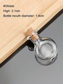 DIY Shaped Mini Glass Bottles, Wishing Bottles, Perfume Bottles, Phone Pendant Accessories