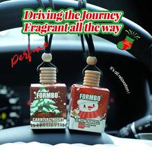 1pc 8ml Christmas Car Aromatherapy Air Freshener - Removes Odors And Leaves A Lasting Fragrance. Use It To Freshen Bathroom Air, Decorate Your Car, Or Use It For Aromatherapy. It Makes A Wonderful Christmas Gift For Women And A Great Gift For A Close Friend. Air Freshener, Aromatherapy Diffuser, Home Freshener, Scented Home, Bathroom Air Freshener, Christmas Gift, Halloween Gift