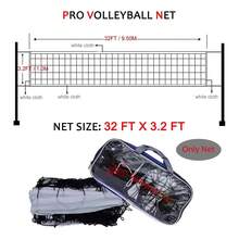 Una red de voleibol duradera y de alta calidad con bolsa de transporte. Perfecta para jugar al aire libre con familiares o amigos en cualquier momento y lugar, como en el jardín, la playa, en familia o en la piscina durante fiestas.