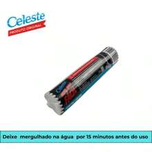 Rodo Mop Fácil Celeste Auto Torção Refil Em Espuma Limpeza  em Geral Esfregão Seca - Azul - Visão 4