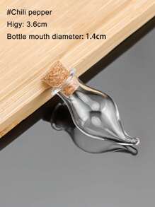DIY Shaped Mini Glass Bottles, Wishing Bottles, Perfume Bottles, Phone Pendant Accessories