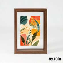 1 Khung ảnh hai mặt, Khung ảnh cổ điển bằng gỗ nhựa Acrylic trong suốt cao cấp, Khung ảnh tự làm, Có thể dùng để treo ảnh. Không bao gồm giấy ảnh. Thích hợp cho trang trí phòng khách, phòng ngủ, tiệc tùng, quà sinh nhật, trang trí nhà cửa, trang trí nội thất, lưu trữ cây cảnh để bàn sáng tạo, quà tặng ngày lễ tình nhân, quà tốt nghiệp, lưu trữ ảnh kỷ niệm mùa tốt nghiệp - Nhiều màu - Xem 18