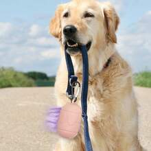 Silicone Pet Themed Portable Garbage Bag Holder, Compact And Convenient For Outdoor Waste Collection