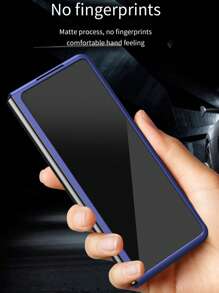 حافظة هاتف كاملة الجسم بتشطيب مطفي متوافقة مع Galaxy Z Flip3/4/5/6/7/7FE، Z Fold3/4/5/6/7، حافظة هاتف ذات موحد اللون أنيق للخريف، حافظة هاتف Fold7 متعددة الاستخدامات عالية الجودة، حافظة هاتف W26 بألوان البنفسجي/الأسود/الوردي/الأزرق، حافظة هاتف شخصية