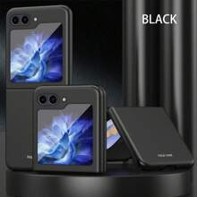 حافظة هاتف كاملة الجسم بتشطيب مطفي متوافقة مع Galaxy Z Flip3/4/5/6/7/7FE، Z Fold3/4/5/6/7، حافظة هاتف ذات موحد اللون أنيق للخريف، حافظة هاتف Fold7 متعددة الاستخدامات عالية الجودة، حافظة هاتف W26 بألوان البنفسجي/الأسود/الوردي/الأزرق، حافظة هاتف شخصية