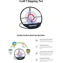 1 件便携式可折叠高尔夫切杆网，高尔夫目标击球网，室内/室外挥杆练习固定工具，适合提高比赛表现