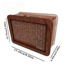 1pc Wooden Piggy Bank With Budget Number Display, Decorative Saving Box, Useful Home Finance Planner - Nâu sẫm - Xem 9