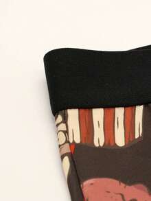 3pcs/Pack Random Digital Print Oversized Men's Boxer Briefs