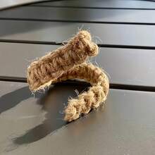 8 szt. podwiązek do zasłon z rattanu w stylu boho, zestaw 4 rustykalnych podpórek do zasłon (8 szt.), plecione sznurki do podtrzymywania zasłon, tkana faktura, vintage'owe podwiązki do zasłon, idealne do wystroju sypialni i salonu, wystrój zasłon, podpórki do zasłon. - Wielokolorowe - Zobacz 11