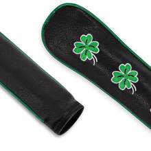 1pc Four Leaf Lucky Clover Design Golf Alignment Stick Cover Sticks Swing Training Cover - Black - View 3