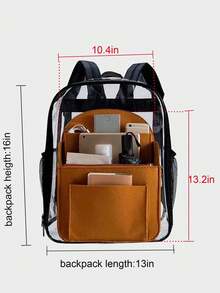 1 tấm lót ba lô, tấm lót ba lô bằng nỉ, tấm lót ba lô nhiều ngăn, túi đựng đa năng, tấm lót ba lô du lịch có thiết kế khóa kéo để đựng đồ trong ba lô, ngăn chia túi nhỏ nhiều ngăn trong ba lô, túi nỉ đựng mỹ phẩm, tấm lót chia ngăn bên trong đựng đồ siêu nhẹ, ngăn đựng đồ bên trong túi du lịch, ngăn đựng ba lô và túi leo núi - Nhiều màu - Xem 4