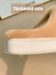 Unisex Home Slippers, Warm Winter Couple's Style, Fluffy Shoes, Thick-Soled And Comfortable Capybara Capybara Home Shoes