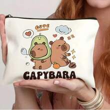 成年犬零食收纳袋，可爱宠物零食图案，轻便拉链袋，适合旅行，无味，非常适合存放宠物玩具、零食、领带 - 送给狗妈妈的完美礼物