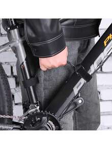 Correa de transporte multifuncional negra para bicicleta