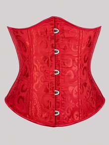 加大码女式复古系带束腰紧身胸衣上衣，可调节紧身胸衣塑身衣，适合万圣节服装 - 彩色 - 查看 42