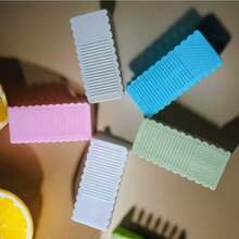 2 pezzi Fermo porta in silicone di colore casuale, senza foratura, design creativo e , utilizzabile in casa e in ufficio come fermo anti-collisione, design semplice e durevole in gomma