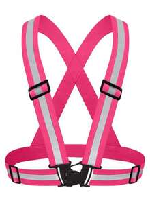 1pc Reflective Suspenders, Night Running Safety, Reflective Vest, Elastic Strap Shirt, Cycling Reflective Vest, Vintage T-Shirts, Funny T-Shirts