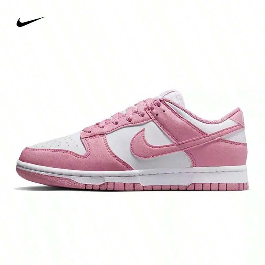 Nike Dunk Low Retro Casual Sneakers, Women Sports Shoes, Rubber Sole, Lightweight, Shock-Absorbing, Low-Top DD1873-112 - 粉色 - 查看 1