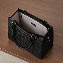 Women's Medium Modern Crossbody Shoulder Bag Spacious Interior Pocket Premium Quality Immediate Shipping - 黑色 - 查看 3
