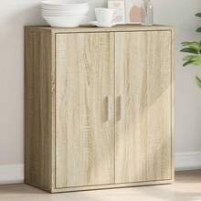 vidaXL Credenza Rovere Sonoma 79x38x80 cm in Legno Multistrato