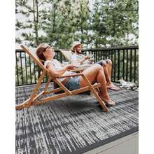 Outdoor Rug Waterproof 5x8 Ft Outdoor Carpet Patio Rug Mat Reversible RV Camping Rug Plastic Straw Outside Rug For Balcony Porch Deck Picnic Beach Modern Grey - 灰色 - 查看 7