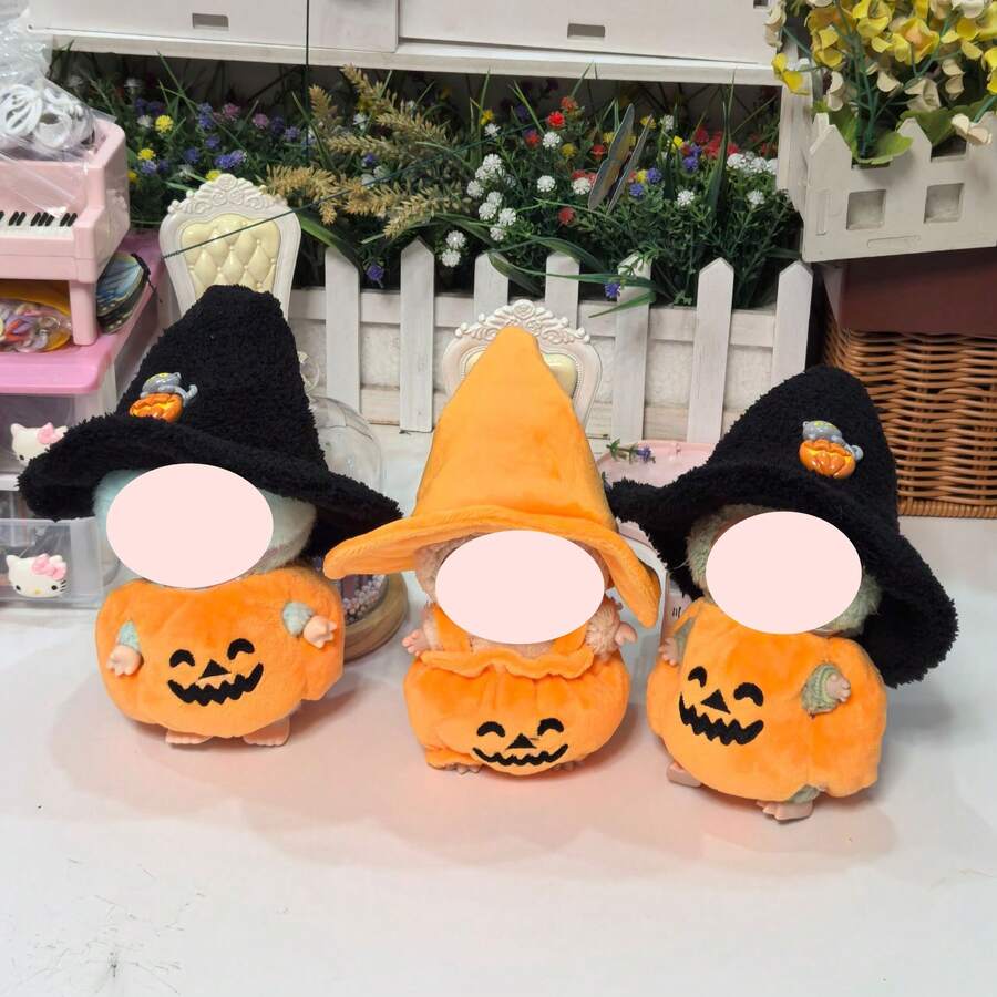 Hanya Pakaian, Boneka Tidak Termasuk, Cocok untuk Labubu, Pakaian dan Topi Halloween untuk Pajangan - MultiWarna - View 1