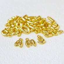 3pcs Bubble A-Z Letter Pendant, Suitable For DIY Necklace, Bracelet, Earring, Keychain Jewelry Making - Pendants - View 2