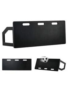 Sturdy Durable Soccer Rebounder Board, 40"X16" Portable Soccer Wall With 2 Angles Rebound, Foldable HDPE Kickback Rebound Board, For Solo & Group Training, Shooting Drills, Lightweight Soccer Practice Wall,Soccer Training Equipment For Passing & Shooting Practice.Sports & Outdoor,Team Sports,Soccer Stadium Equipment.Become A Soccer Superhero! With The 40-Inch Professional Soccer Rebound Board, Your 24/7 Personal Trainer! - 黑色 - 查看 1