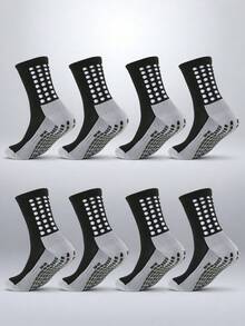 4 双青少年足球袜 儿童防滑袜 吸汗毛巾底运动袜 粘性青少年训练袜 尺码 33-39 适合 8-12 岁和 12-16 岁 - 彩色 - 查看 15