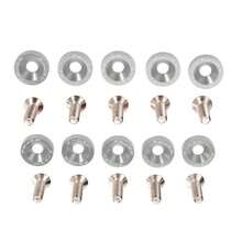 M6 Washer Screws, Mudguard License Plate Decorative Screws, For Bumper, Headlight, Trunk, Suitable For Any Appropriate Location