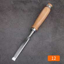 1 x zestaw dłut do obróbki drewna, stalowa głowica młotka, drewniany uchwyt, materiał kompozytowy, ergonomiczne narzędzia do obróbki drewna