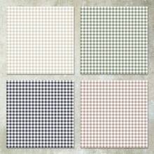 36 Sheets 6inch (European Plaid Background) Scrapbooking Paper, Suitable For Bullet Journals, Collages, Greeting Cards, Scrapbooks And Crafts