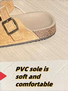 Sandalias de mujer 2025, zapatos planos de mujer sin cordones, nuevas zapatillas de mujer con hebilla cuadrada a juego, botas, mocasines lisos versátiles sin cordones - Caqui - Ver 6