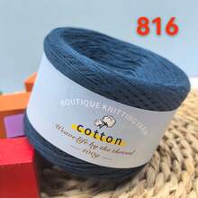 100克纯棉纱，100%纯棉纱，精梳纯棉纱，手工编织，抗起球，婴幼儿棉纱，多股纱 - 100克純棉 - 查看 7