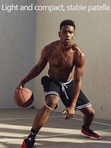 2 piezas Rodillera de silicona - Estabilizador patelar circular, con alta elasticidad y resistencia, adecuado para diferentes formas de pierna, fácil de usar, lavable, adecuado para baloncesto, fútbol, deportes al aire libre, correr, fitness, etc., proporcionando protección para las rodillas y la rótula