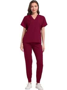 Scrub Sets - Kırmızı - Görünüm 3
