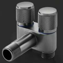 Válvula De Controle Dupla 1 Entrada 2 Saídas Para Máquina De Lavar